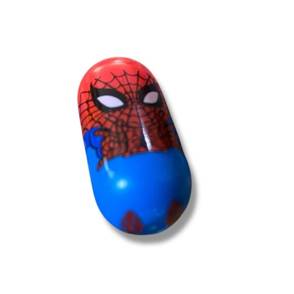 2003 Marvel Mighty Beanz Series 1 #1 Spider-Man Collectible Toy Capsule - Picture 2 of 3